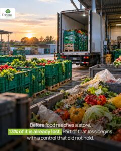 Before food reaches a store, 13% of it is already lost. Part of that loss begins with a control that did not hold.